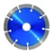 125 x 22,23 mm segmentierte Diamantscheibe aus Beton