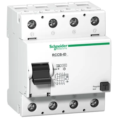 125A 4 Pole 30mA Type B Residual Current Circuit Breaker