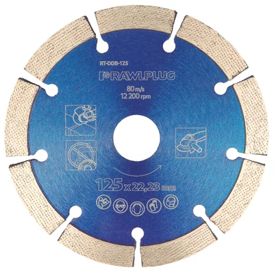 125X22.23MM CONCRETE SEGMENTED DIAMOND DISC