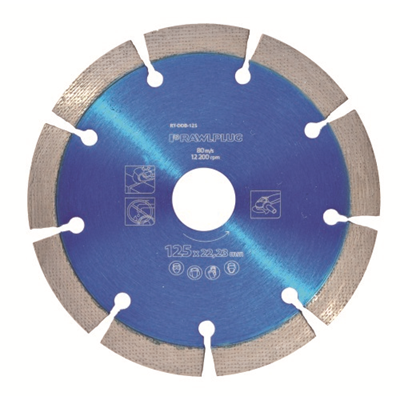 125X22.23MM CONCRETE SEGMENTED DIAMOND DISC