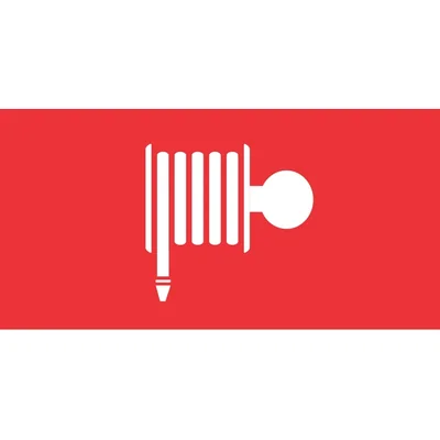 125x250 piktogram 61 hydrant logo awex (ISO7010)