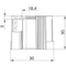 129 TB M25 SW Embout de tuyau fendu métrique