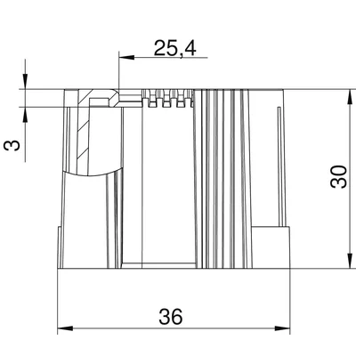 129 TB M32 Geteiltes Rohrende metrisch