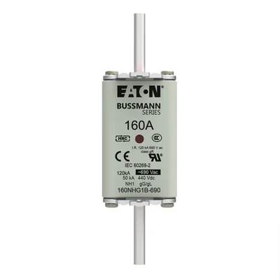 160NHG1B-690 Fusibile NH1 160A 690V GL/GG doppio indicatore