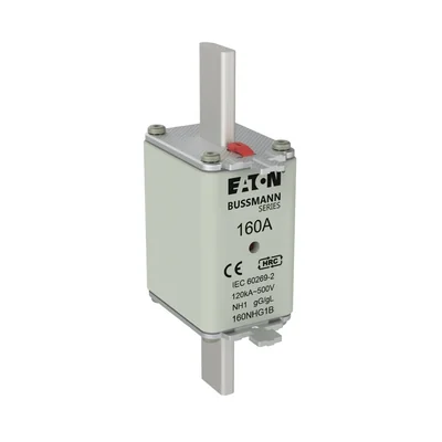 160NHG1B Запобіжник NH1 160A 500V GL/GG подвійний індикатор