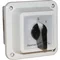 16A cam switch, 0-1 three-pole switch-disconnector in enclosure