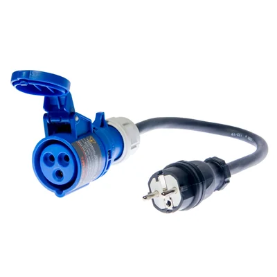 16A industrial socket adapter