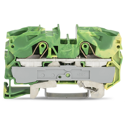 16mm² TOPJOBS yellow-green 2-conductor terminal block