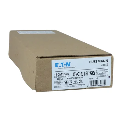 170M1370 Fast fuse insert, 200 A, AC 690 V, DIN 000, 21 x 40 x 100 mm, aR, DIN, IEC
