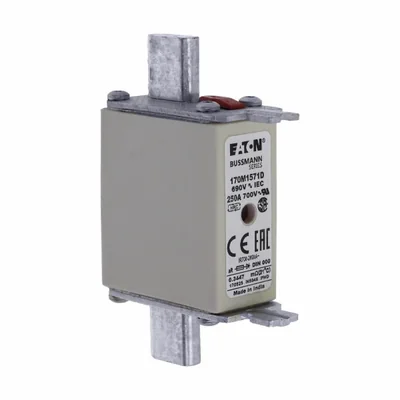 170M1571D Schnellsicherung 250A 690V aR DIN 000 Doppelanzeige