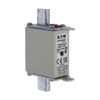 170M1571D Schnellsicherung 250A 690V aR DIN 000 Doppelanzeige