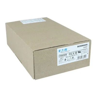 170M2668 Inserto ad azione rapida, 250 A, CA 690 V, DIN 00, aR, DIN, IEC, maniglie non isolate
