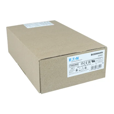 170M2668 Schnellwirkender Einsatz, 250 A, AC 690 V, DIN 00, aR, DIN, IEC, nicht isolierte Griffe