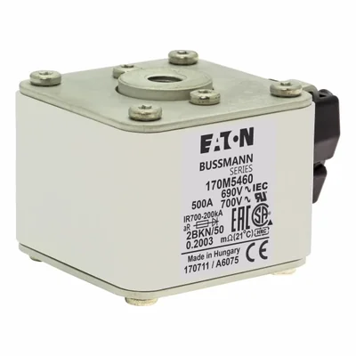 170M5460 Connecteur rapide, 500 A, 690 V CA, taille 2, aR, IEC, UL