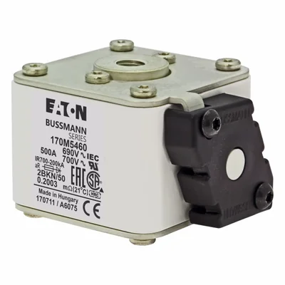 170M5460 Quick insert, 500 A, AC 690 V, size 2, aR, IEC, UL