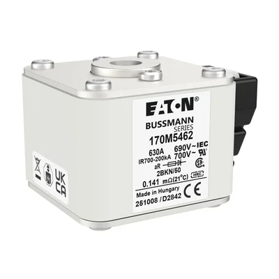 170M5462 Quick insert, 630 A, AC 690 V, size 2, aR, IEC, UL