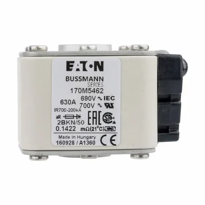 170M5462 Rychlospojka, 630 A, AC 690 V, velikost 2, aR, IEC, UL
