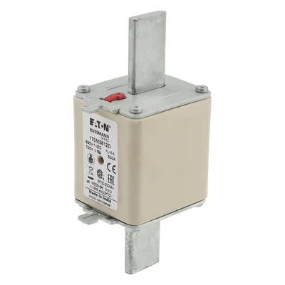170M5812D Fast-blow fuse insert, 630 A, AC 690 V, DIN 2, aR, DIN, IEC, dual indicator, non-insulated handles