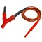 1.8 m kV CAT IV 1000 V cable with crocodile termination, red MIC-15kV