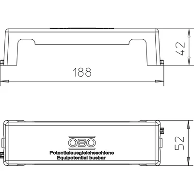 1809 30 AH Cover for potentiometer equalization rail