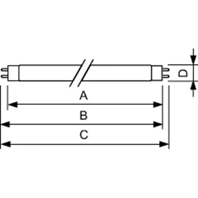 18W G13 Leuchtstofflampe