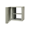 19" 15U divided hanging cabinet