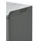 19'' 18U single-walled cabinet, steel door, lock, 600×300×910 mm width/depth/height; RAL: 7044