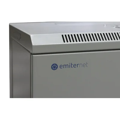 19'' 18U single-walled cabinet, steel door, lock, 600×300×910 mm width/depth/height; RAL: 7044