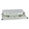 19" 1HE 24xSC Simplex (SC Simplex / E2000 / MTRJ / LC Duplex) Schiebepatchpanel, grau; 48-Port-Glasfaserkassetten und Kabelverschraubungen im Lieferumfang enthalten