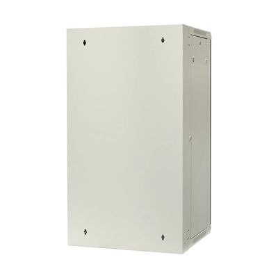 19" 22U divided hanging cabinet