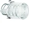 1930/GLASSERIE Pulsador para interruptor e indicador E10 luz transparente