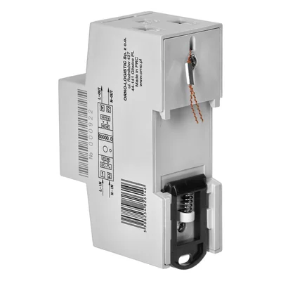 1fázový indikátor spotřeby elektřiny, 80A, MID, přídavný indikátor, pulzní výstup, tlačítko RESET, 2 moduly, DIN TH-35mm