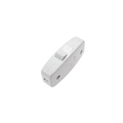 1P rocker switch 2.5A white screw terminals