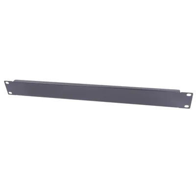 1U blanking panel for 19" floor-standing and wall-mounted cabinets, black