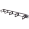 1U organizing panel for 19'' floor-standing and wall-mounted cabinets, black