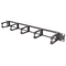 1U organizing panel for 19'' floor-standing and wall-mounted cabinets, black