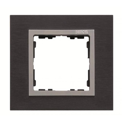 1x black inox frame / aluminum intermediate frame