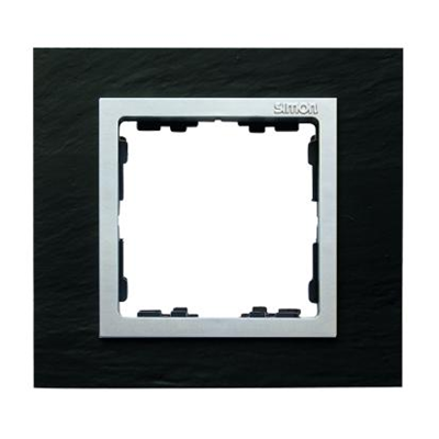 1x cadre en ardoise / cadre intermédiaire en aluminium mat