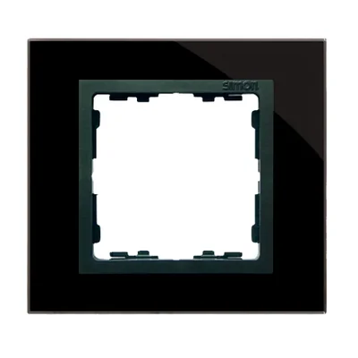 1x glass frame - black / graphite intermediate frame