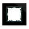 1x glass frame - black / graphite intermediate frame