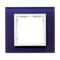1x glass frame - marine / white intermediate frame