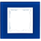 1x glass frame - marine / white intermediate frame