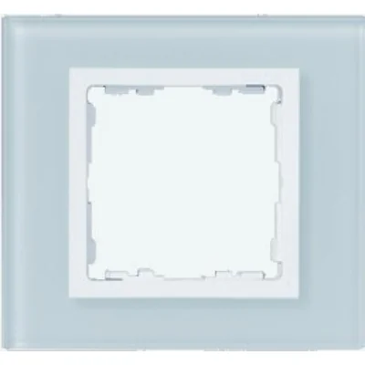 1x glass frame - natural / white intermediate frame