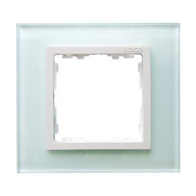 1x glass frame - natural / white intermediate frame