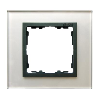 1x glass - silver frame / graphite intermediate frame