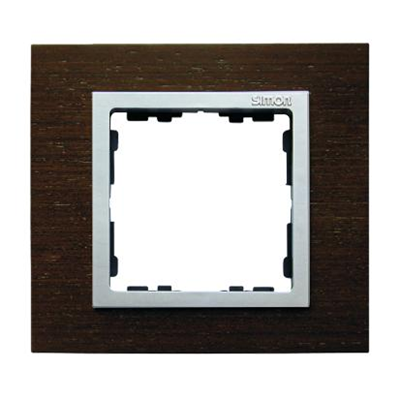 1x wenge frame / aluminum mat intermediate frame