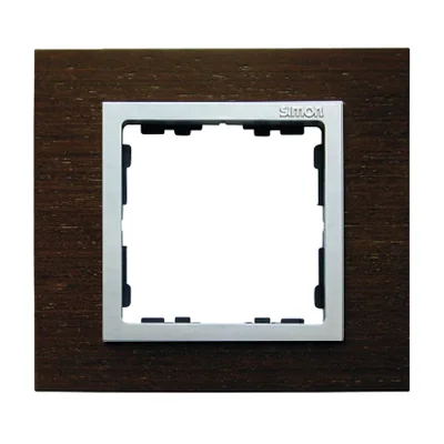 1x wenge frame / aluminum mat intermediate frame