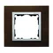 1x wenge frame / aluminum mat intermediate frame