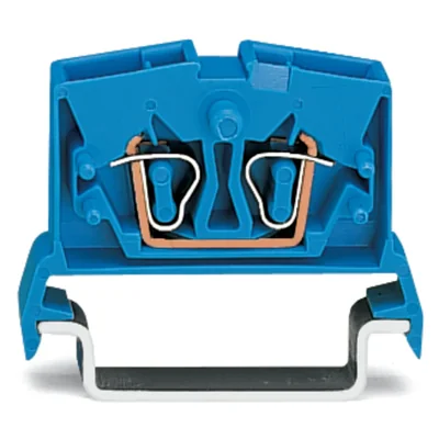 2-adriger Mini-Durchgangsstecker 2,5 mm², blau 264-714