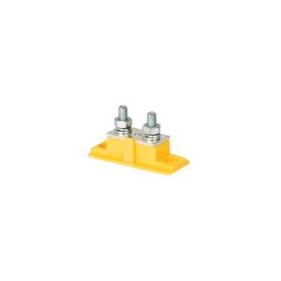 2-adriger Stecker, an der Erdung montiert, ZGB-16/K gelb A16-0701